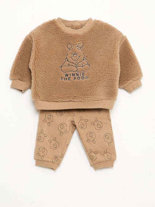 Completo felpa + pantaloni 'Disney' 'Winnie' in cotone - Kiabi