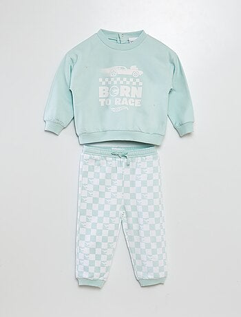 Completo felpa + pantaloni 'Hot Wheels' - 2 pezzi