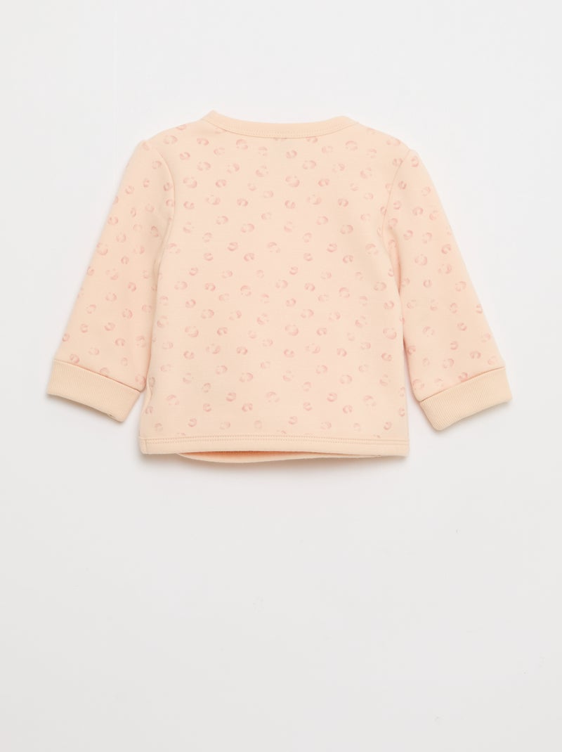 Completo felpa + pantaloni in felpa - 2 pezzi Rosa - Kiabi