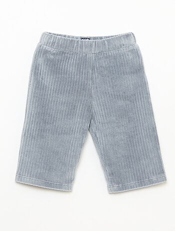 Completo felpa + pantaloni in velluto a coste