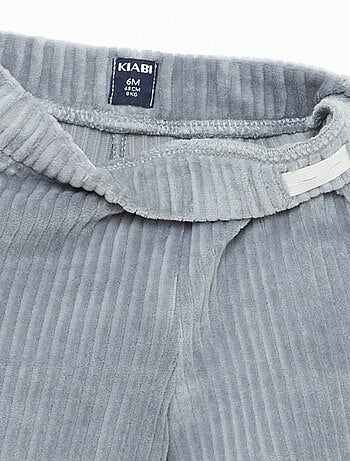 Completo felpa + pantaloni in velluto a coste