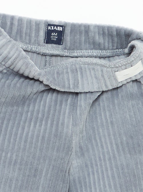 Completo felpa + pantaloni in velluto a coste - Kiabi