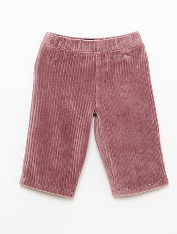 Completo felpa + pantaloni in velluto a coste