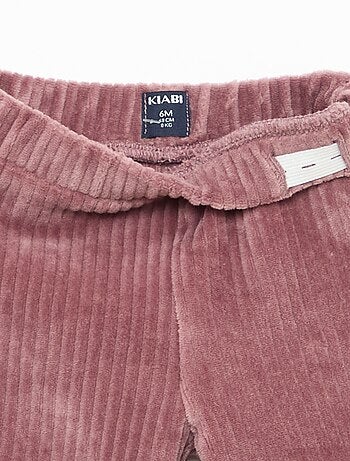 Completo felpa + pantaloni in velluto a coste