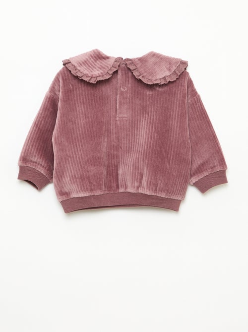 Completo felpa + pantaloni in velluto a coste - Kiabi