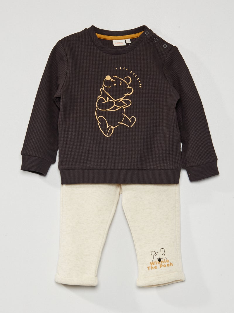 Completo felpa + pantaloni joggers 'Disney' GRIGIO - Kiabi
