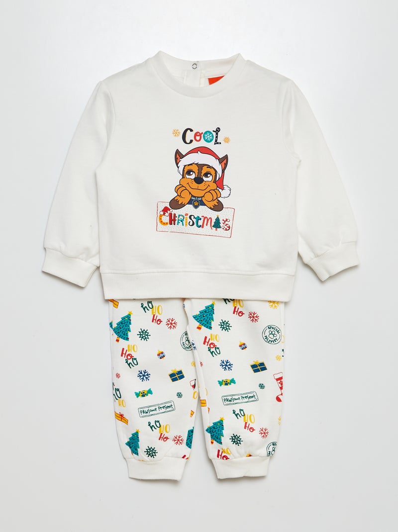 Completo felpa + pantaloni 'Paw Patrol'- 2 pezzi BIANCO - Kiabi