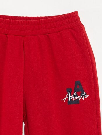 Completo felpa + pantaloni stile college - 2 pezzi