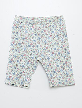 Completo felpa + shorts ciclisti con stampa