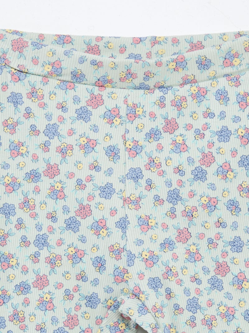 Completo felpa + shorts ciclisti con  stampa BIANCO - Kiabi