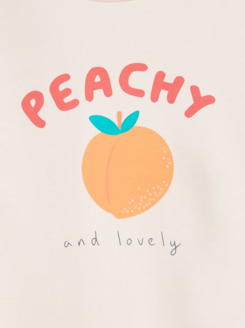 Completo felpa + shorts ciclisti con stampa - Kiabi Completo felpa + shorts ciclisti con stampa - Kiabi