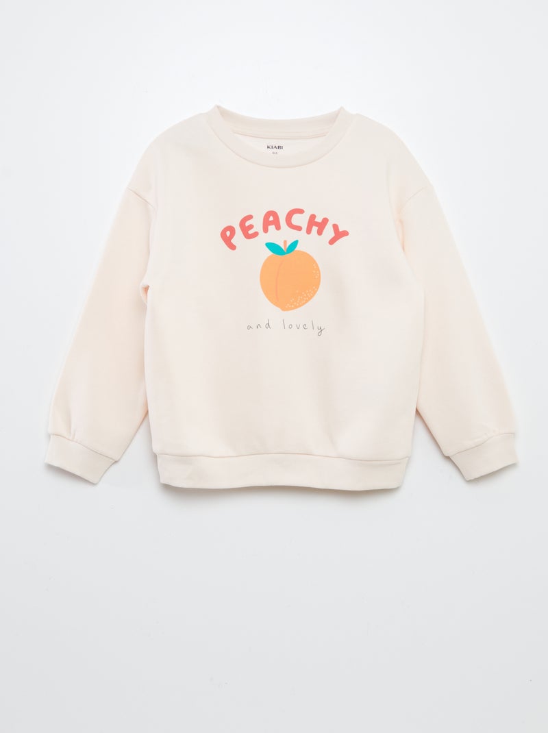 Completo felpa + shorts ciclisti con  stampa ROSA - Kiabi