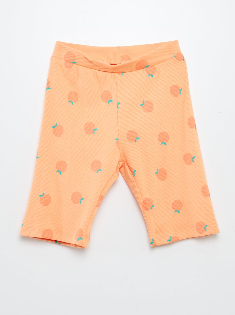 Completo felpa + shorts ciclisti con  stampa ROSA - Kiabi