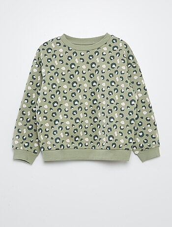 Completo felpa + shorts stampati - 2 pezzi