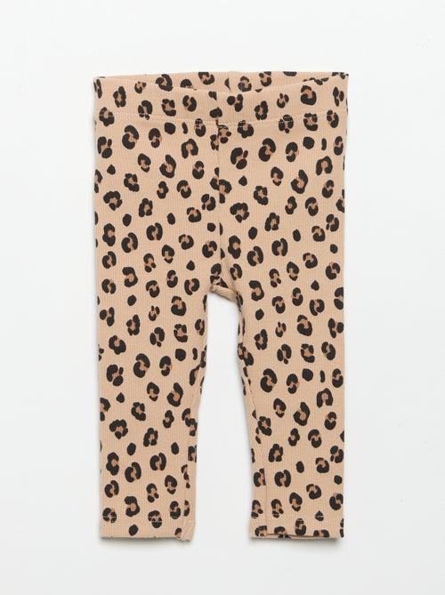 Completo felpa stampata + leggings - Kiabi