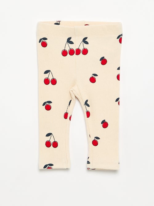 Completo felpa stampata + leggings - Kiabi