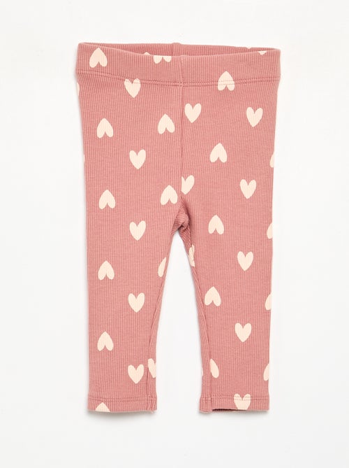 Completo felpa stampata + leggings - Kiabi