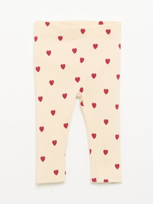 Completo felpa stampata + leggings - Kiabi