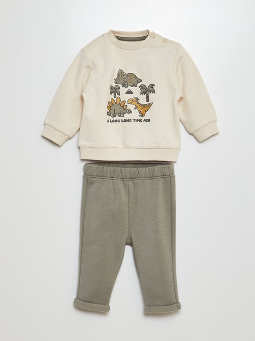 Completo felpa stampato Completo felpa + joggers - completo felpa + joggers - - Kiabi