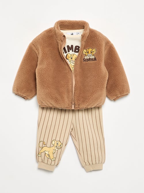Completo felpa + t-shirt + pantaloni 'Disney' - 3 pezzi - Kiabi