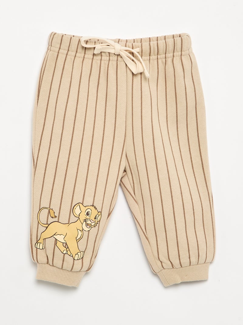 Completo felpa + t-shirt + pantaloni 'Disney' - 3 pezzi Beige - Kiabi