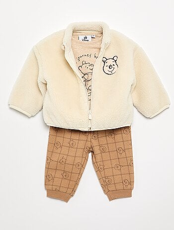 Completo felpa + t-shirt + pantaloni 'Winnie' 'Disney' - 3 pezzi