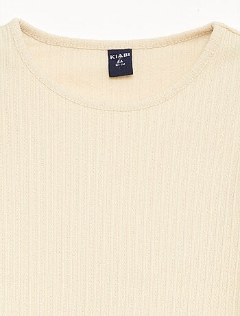 Completo festivo T-shirt + tutina a bretelle