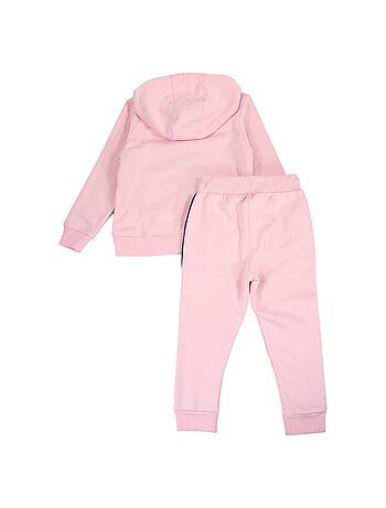 Completo giacca con cappuccio e pantalone jogging bambina Lee Cooper