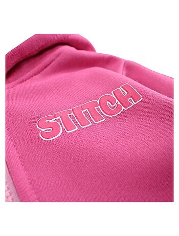 Completo giacca con cappuccio e pantaloni tuta Lilo & Stitch bambina