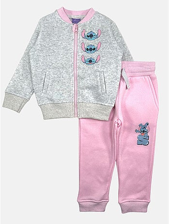 Completo giacca e pantaloni tuta Lilo & Stitch bambina