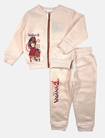 Completo giacca e pantaloni tuta Vaiana bambina