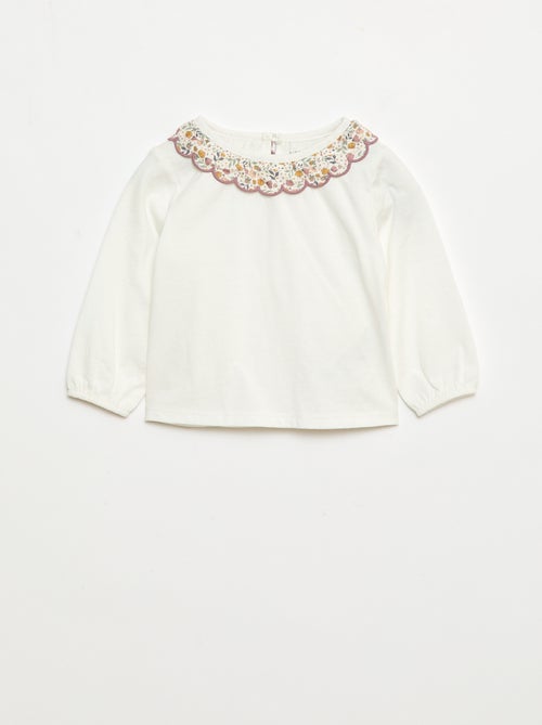 Completo gilet effetto montone + t-shirt + leggings - 3 pezzi - Kiabi