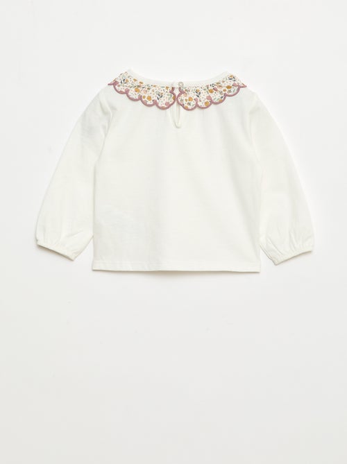 Completo gilet effetto montone + t-shirt + leggings - 3 pezzi - Kiabi