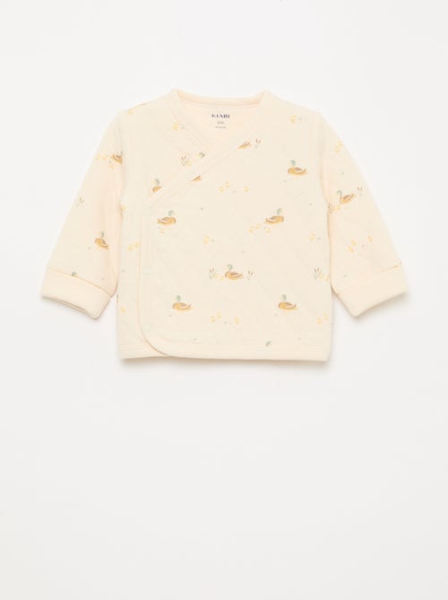 Completo gilet incrociato + leggings - 2 pezzi - Kiabi