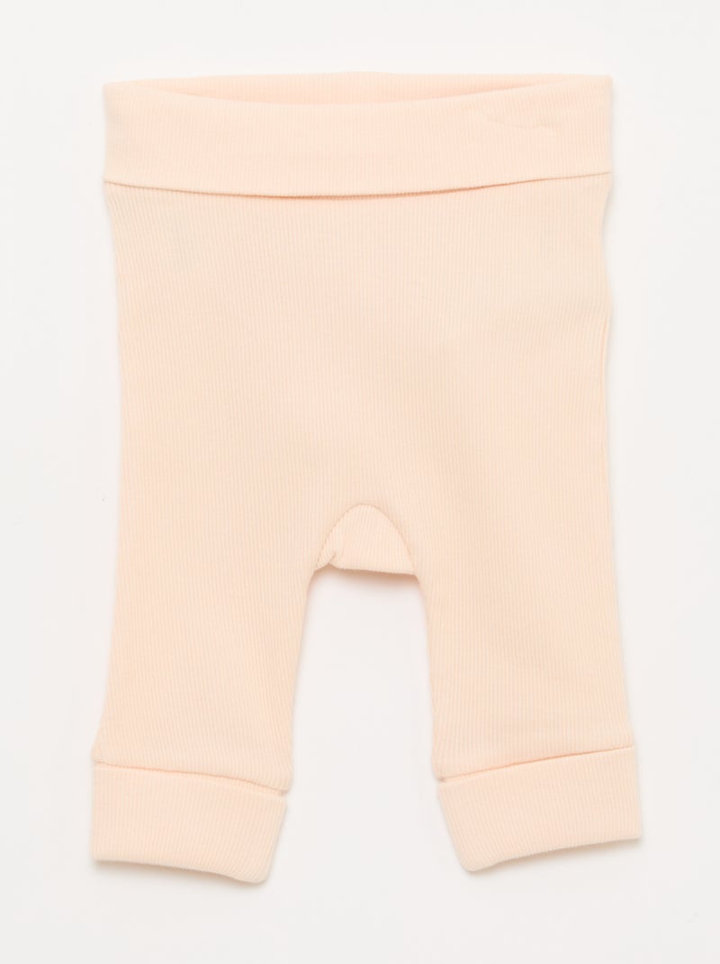 Completo gilet incrociato + leggings - 2 pezzi Rosa - Kiabi