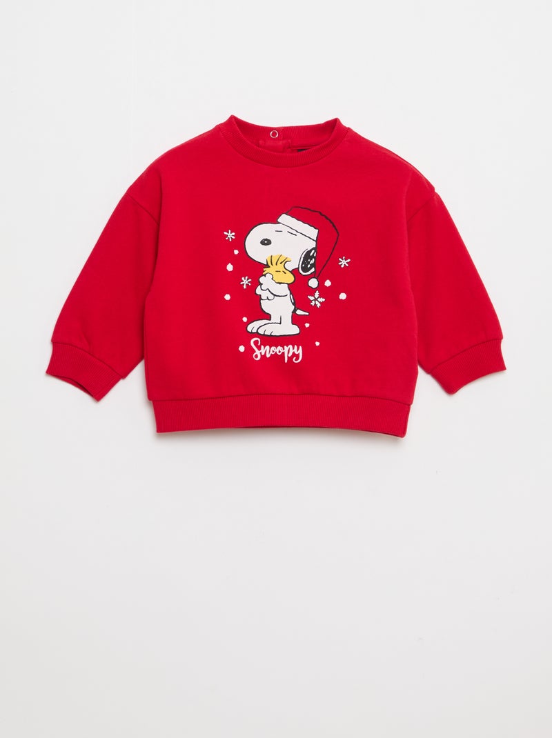 Completo in felpa felpa + pantaloni 'Snoopy' - 2 pezzi Rosso - Kiabi
