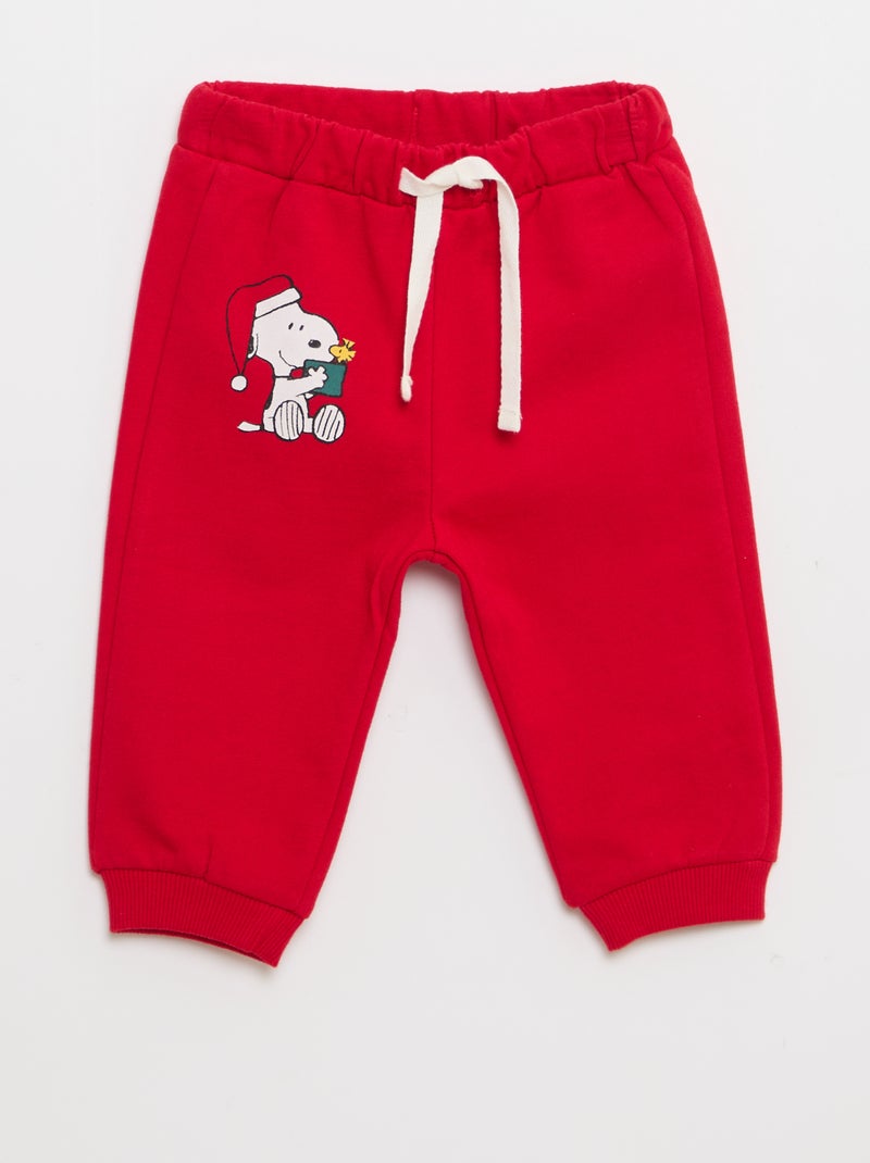Completo in felpa felpa + pantaloni 'Snoopy' - 2 pezzi Rosso - Kiabi