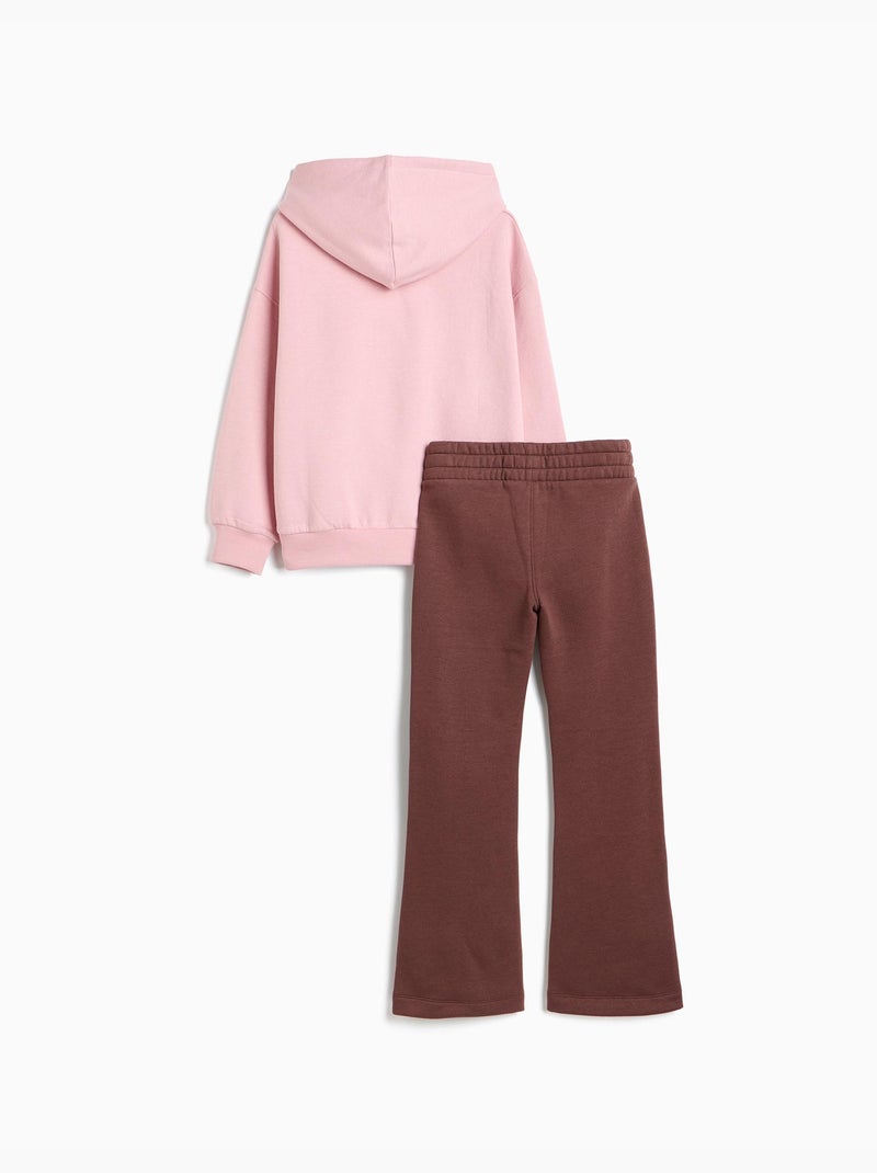 Completo in felpa, mo fashion Marrone - Kiabi