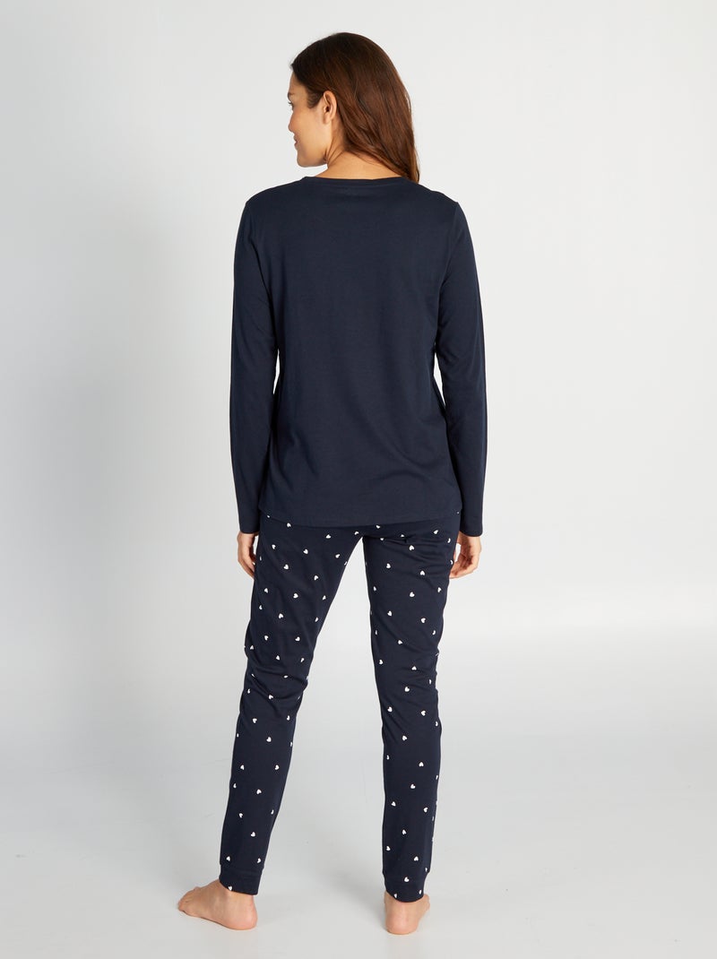 Completo in jersey - 2 pezzi BLU - Kiabi