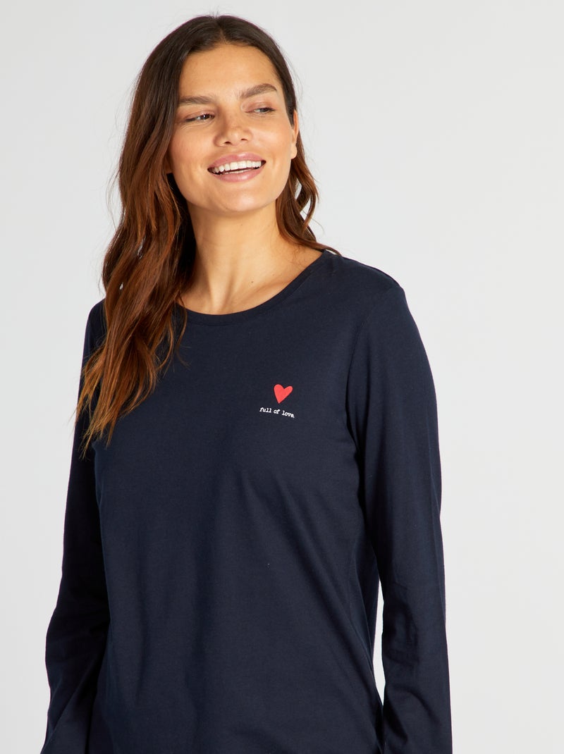 Completo in jersey - 2 pezzi BLU - Kiabi