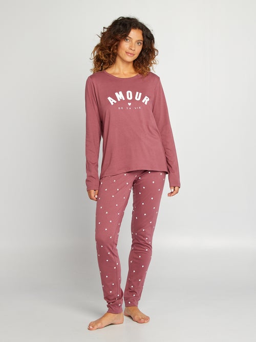 Completo in jersey - 2 pezzi - Kiabi