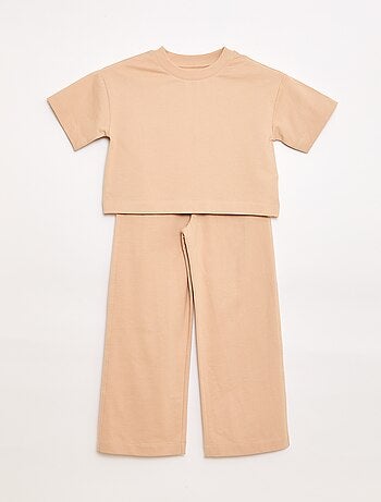 Completo in jersey t-shirt + pantaloni