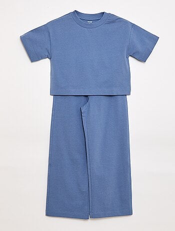 Completo in jersey t-shirt + pantaloni