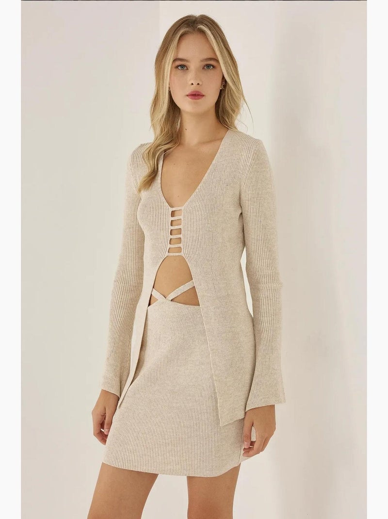 Completo in maglia a due pezzi hiccup Beige naturale - Kiabi