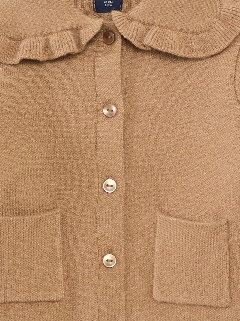 Completo in maglia cardigan + leggings Marrone - Kiabi