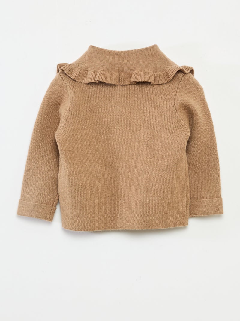 Completo in maglia cardigan + leggings Marrone - Kiabi