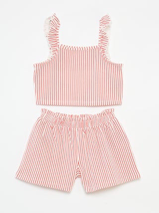 Completo in maglia goffrata - 2 pezzi