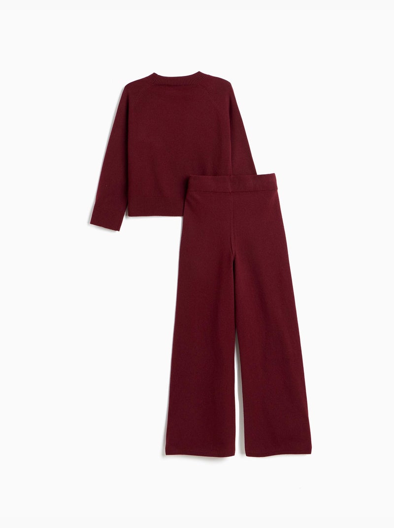 Completo in maglia, mo fashion Rosso - Kiabi