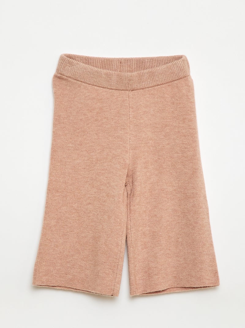 Completo in maglia morbida - 2 pezzi Beige - Kiabi