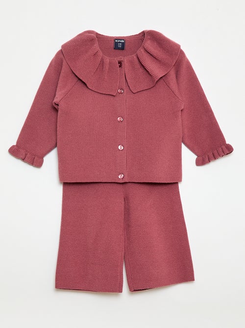 Completo in maglia morbida - 2 pezzi - Kiabi